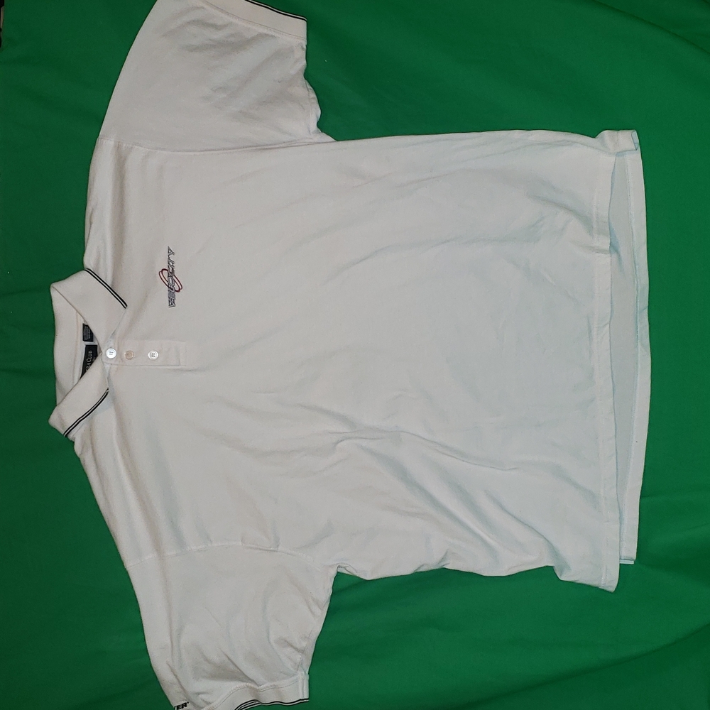Velocity Dover Raceway Polo Shirt Size XXL White
